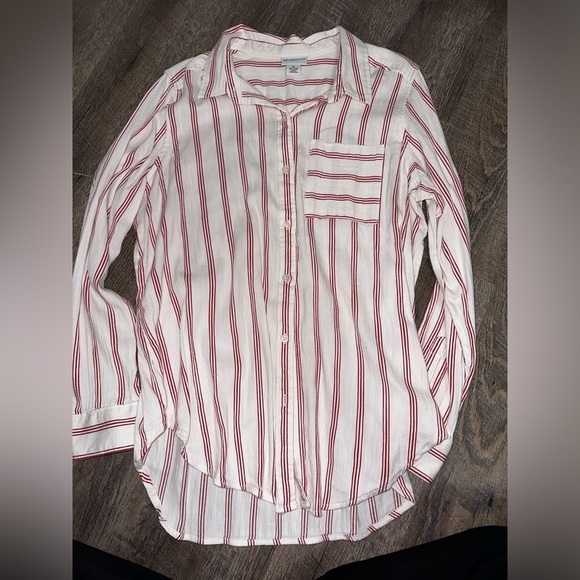 Liz Claiborne Tops - Liz Claiborne button down striped top size XL